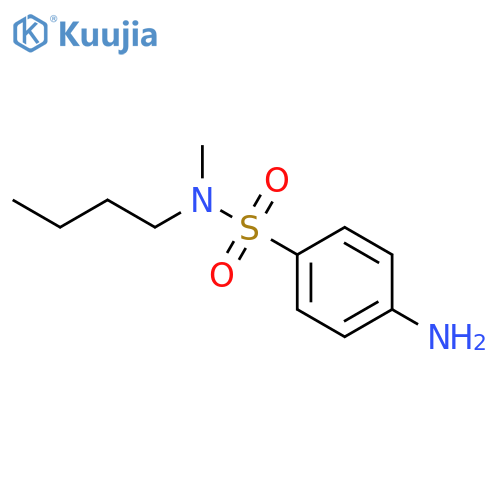 4-Amino-N-butyl-N-methylbenzenesulfonamide structure