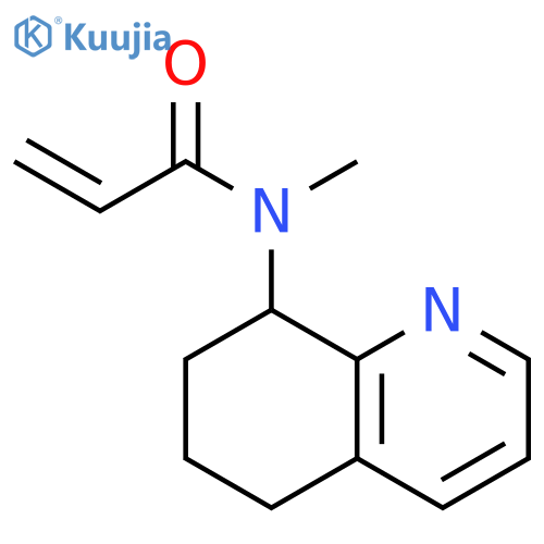 N-Methyl-N-(5,6,7,8-tetrahydro-8-quinolinyl)-2-propenamide structure