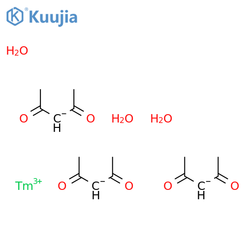 Thulium2,4-pentanedionate trihydrate structure