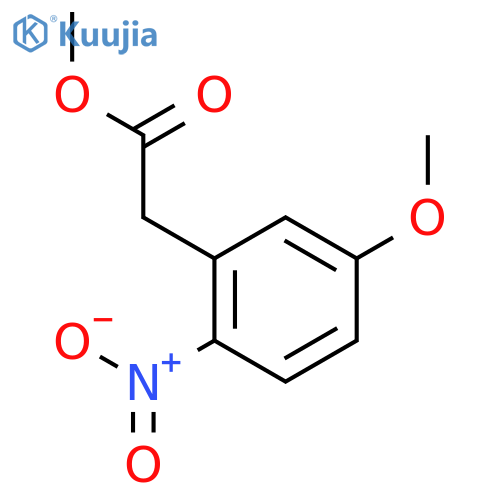 Methyl 2-(5-methoxy-2-nitrophenyl)acetate structure