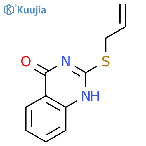 2-(prop-2-en-1-ylsulfanyl)-3,4-dihydroquinazolin-4-one structure