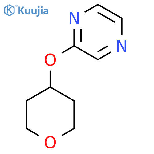 2-(Oxan-4-yloxy)pyrazine structure
