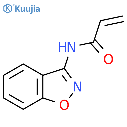 N-(1,2-benzoxazol-3-yl)prop-2-enamide structure
