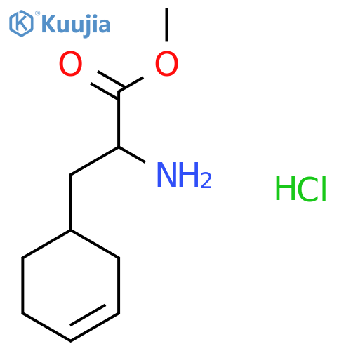 methyl 2-amino-3-(cyclohex-3-en-1-yl)propanoate hydrochloride structure