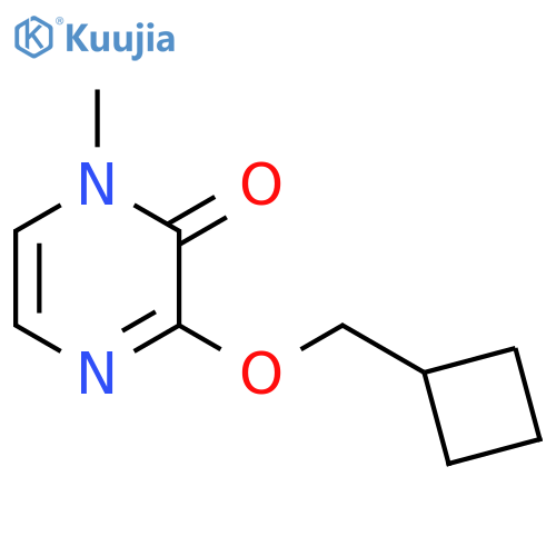 3-(cyclobutylmethoxy)-1-methyl-1,2-dihydropyrazin-2-one structure
