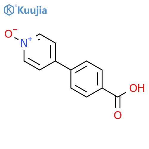 Benzoic acid, 4-(1-oxido-4-pyridinyl)- structure