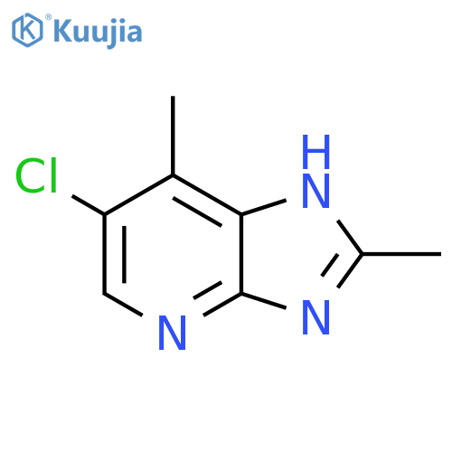 6-Chloro-2,7-dimethyl-3H-imidazo[4,5-b]pyridine structure
