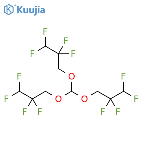 Tris(2,2,3,3-tetrafluoropropyl)orthoformate structure