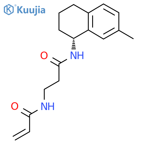 N-[(1R)-7-Methyl-1,2,3,4-tetrahydronaphthalen-1-yl]-3-(prop-2-enoylamino)propanamide structure