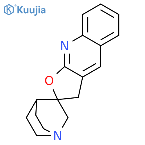 Spiro[1-azabicyclo[2.2.2]octane-3,2'(3'H)-furo[2,3-b]quinoline], (+)- structure