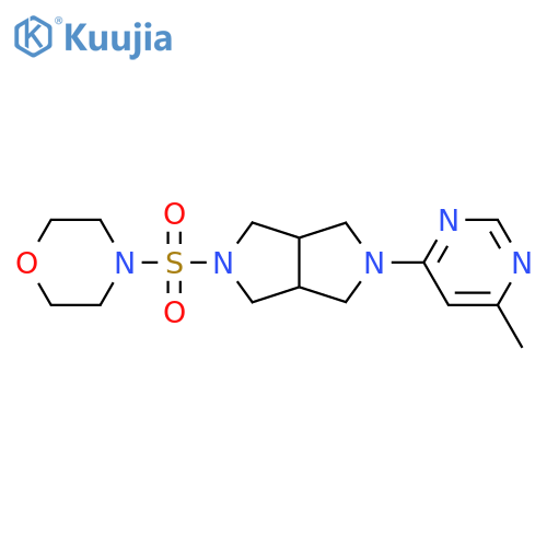 4-{[5-(6-Methylpyrimidin-4-yl)-octahydropyrrolo[3,4-c]pyrrol-2-yl]sulfonyl}morpholine structure
