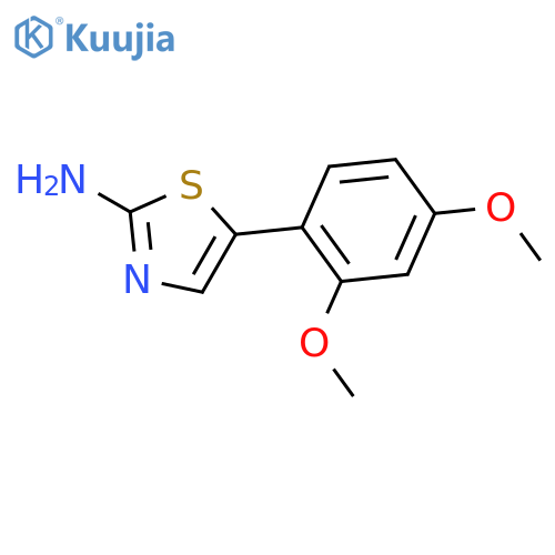 5-(2,4-dimethoxyphenyl)-1,3-thiazol-2-amine structure