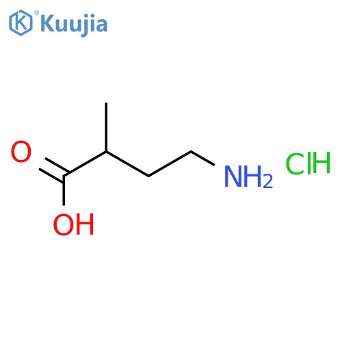 rac 4-Amino-2-methyl-butyric acid hydrochloride structure
