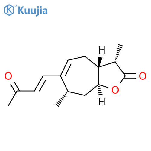 2H-Cyclohepta[b]furan-2-one, 3,3a,4,7,8,8a-hexahydro-3,7-dimethyl-6-[(1E)-3-oxo-1-buten-1-yl]-, (3S,3aR,7S,8aS)- structure