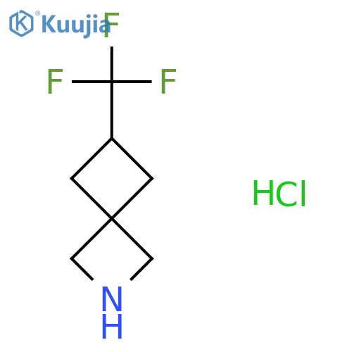 6-(Trifluoromethyl)-2-azaspiro[3.3]heptane hydrochloride structure