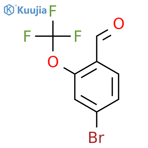 4-Bromo-2-(trifluoromethoxy)benzaldehyde structure