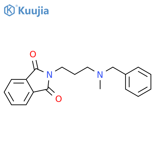 1H-Isoindole-1,3(2H)-dione, 2-[3-[methyl(phenylmethyl)amino]propyl]- structure