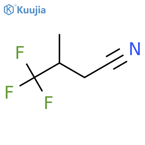 4,4,4-Trifluoro-3-methylbutanenitrile structure