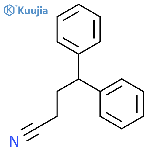 4,4-diphenylbutanenitrile structure