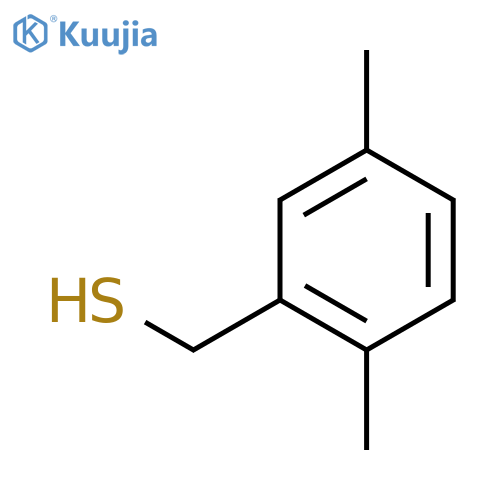 (2,5-dimethylphenyl)methanethiol structure