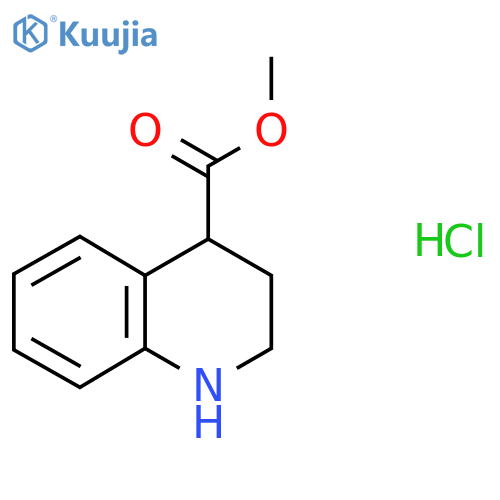 Methyl 1,2,3,4-tetrahydroquinoline-4-carboxylate hydrochloride structure