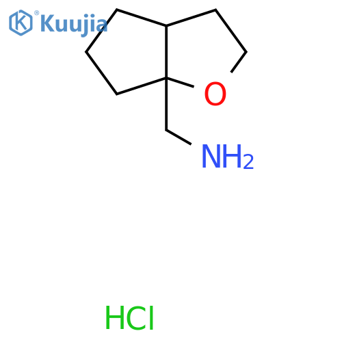 {hexahydro-2H-cyclopentabfuran-6a-yl}methanamine hydrochloride structure