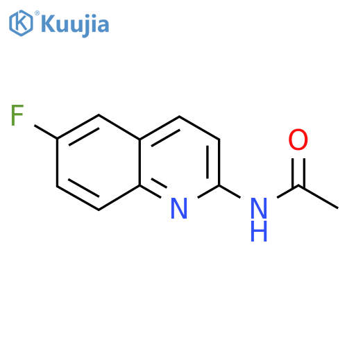 N-(6-Fluoroquinolin-2-yl)acetamide structure