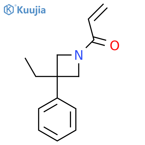 1-(3-Ethyl-3-phenylazetidin-1-yl)prop-2-en-1-one structure