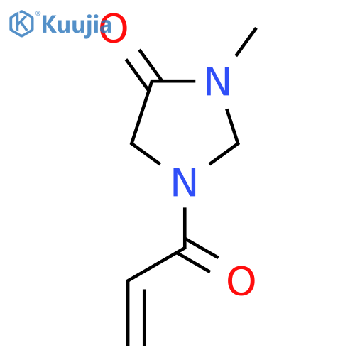 3-Methyl-1-(prop-2-enoyl)imidazolidin-4-one structure