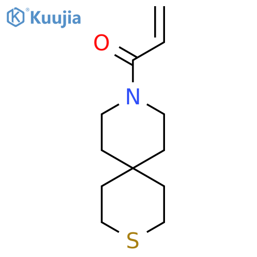 1-{3-Thia-9-azaspiro[5.5]undecan-9-yl}prop-2-en-1-one structure