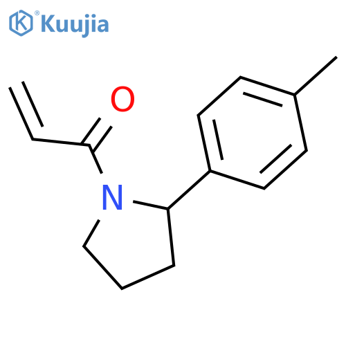 1-[2-(4-Methylphenyl)pyrrolidin-1-yl]prop-2-en-1-one structure