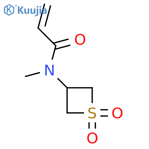 n-(1,1-Dioxo-1lambda6-thietan-3-yl)-n-methylprop-2-enamide structure