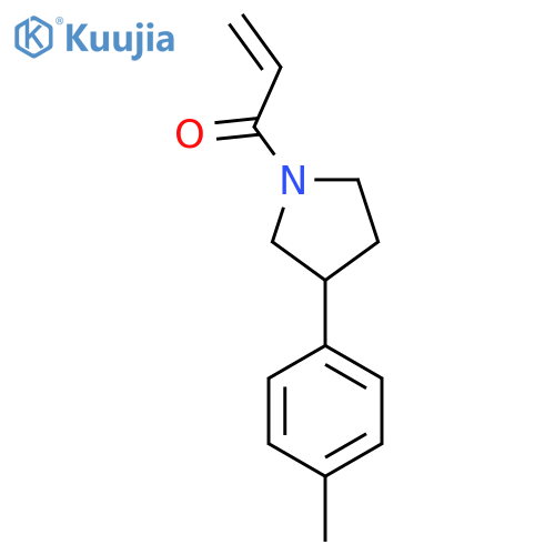 1-[3-(4-Methylphenyl)pyrrolidin-1-yl]prop-2-en-1-one structure