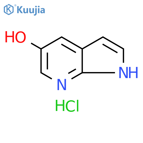 1H-pyrrolo2,3-bpyridin-5-ol hydrochloride structure