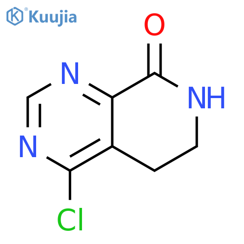 4-chloro-5H,6H,7H,8H-pyrido[3,4-d]pyrimidin-8-one structure