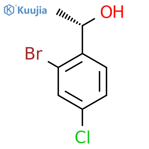 (1S)-1-(2-bromo-4-chlorophenyl)ethan-1-ol structure