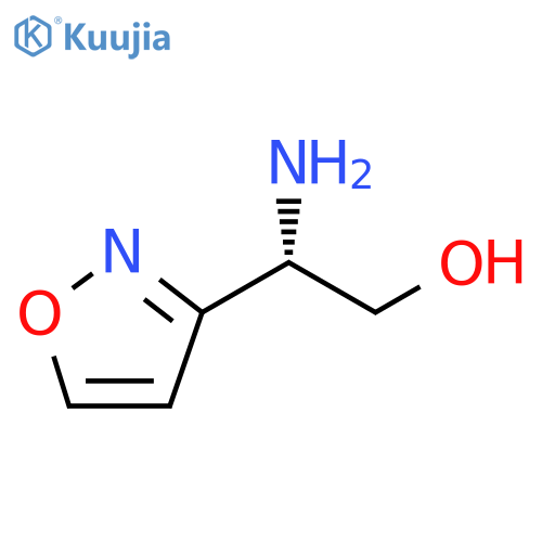 (2S)-2-amino-2-(1,2-oxazol-3-yl)ethan-1-ol structure
