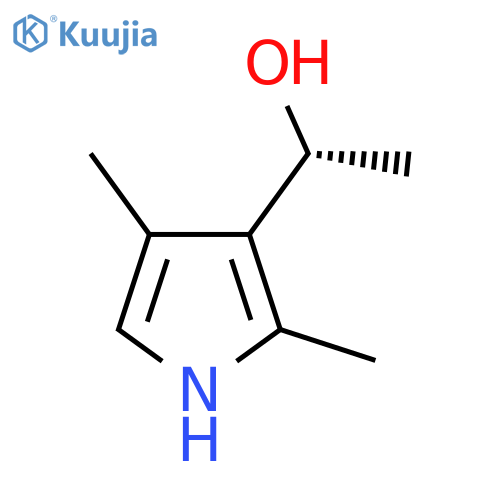 (1R)-1-(2,4-dimethyl-1H-pyrrol-3-yl)ethan-1-ol structure