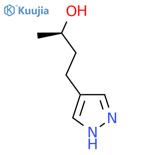 (2R)-4-(1H-pyrazol-4-yl)butan-2-ol structure