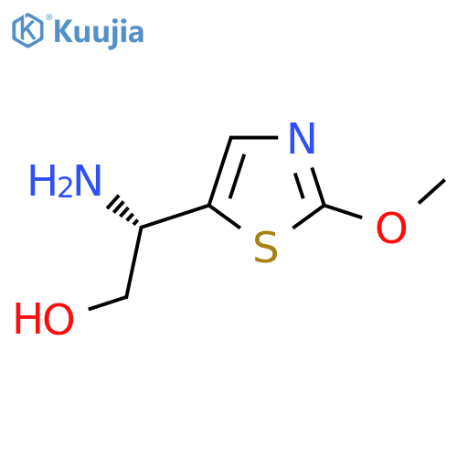 (2S)-2-amino-2-(2-methoxy-1,3-thiazol-5-yl)ethan-1-ol structure