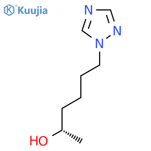 (2S)-6-(1H-1,2,4-triazol-1-yl)hexan-2-ol structure