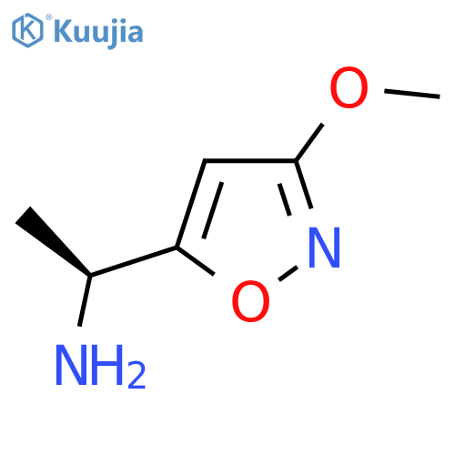 (1S)-1-(3-methoxy-1,2-oxazol-5-yl)ethan-1-amine structure