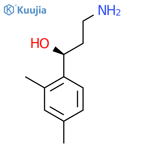 (1S)-3-amino-1-(2,4-dimethylphenyl)propan-1-ol structure