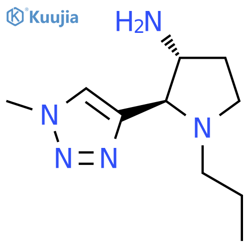 2-(1-methyl-1H-1,2,3-triazol-4-yl)-1-propylpyrrolidin-3-amine structure