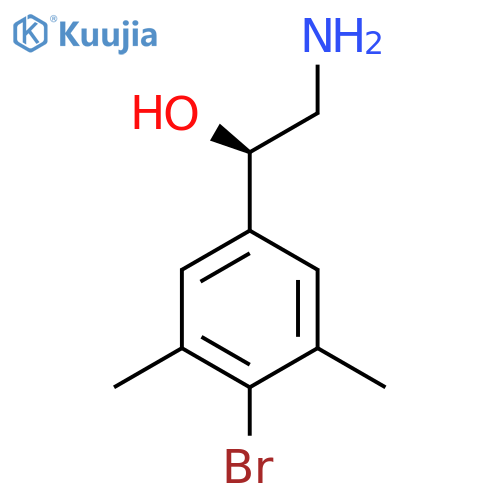 (1R)-2-amino-1-(4-bromo-3,5-dimethylphenyl)ethan-1-ol structure
