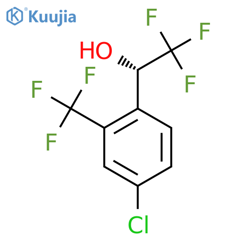 (1S)-1-4-chloro-2-(trifluoromethyl)phenyl-2,2,2-trifluoroethan-1-ol structure