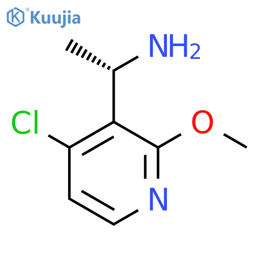 (1S)-1-(4-chloro-2-methoxypyridin-3-yl)ethan-1-amine structure