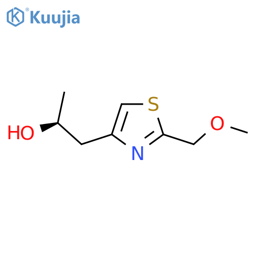 (2S)-1-2-(methoxymethyl)-1,3-thiazol-4-ylpropan-2-ol structure