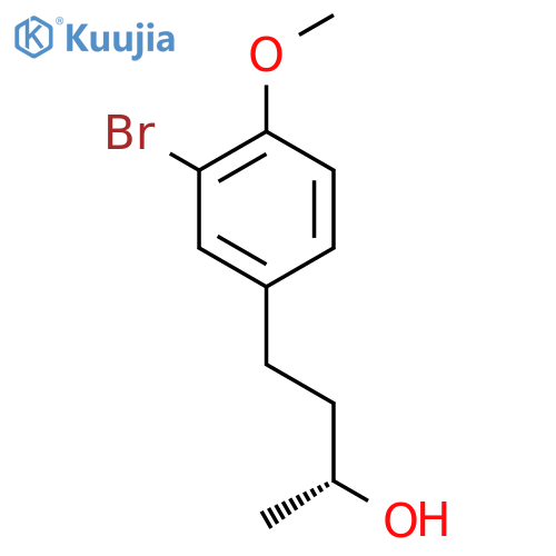(2R)-4-(3-bromo-4-methoxyphenyl)butan-2-ol structure