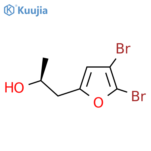(2S)-1-(4,5-dibromofuran-2-yl)propan-2-ol structure